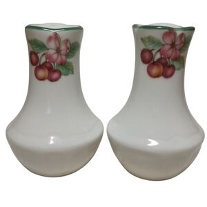 Epoch Noritake Salt and Pepper Shakers Flowers‎ Fruit Market Day Four Inches